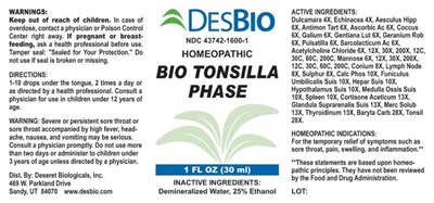 Bio Tonsilla Phase (Dsrt0123 Bio Tonsilla Phase 10 24 19)